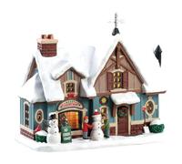 Lemax 85356 Caddington Village Lighted Building: Snow Day, Multicolor