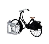 Lemax Accesorio de Pueblo navideño: Bicicletas Vintage (Juego de 2), Resina, Color Negro