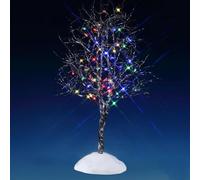 LEMAX Árbol de Navidad de Nogal con Luces LED Multicolores Butternut Tree de Metal (Alto: 24,3 x 13 x 12,3 cm)