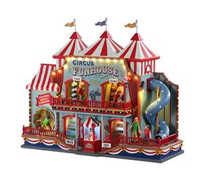 Lemax- Carnival - Sights & Sounds: Circus Funhouse - (05616-UK), Multicolor