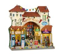 Lemax Christmas Village Artist Alley 45226 - Luces LED a Pilas