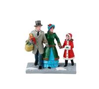 Lemax Christmas Village Christmas Eve Shopping - 42315