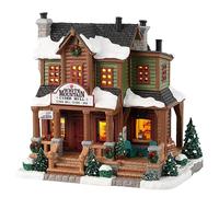 Lemax-Corazón 35071 Vail Village Lighted Building: White Mountain Cider Mill, Color Blanco, Talla única