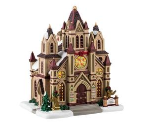 LEMAX Edificio Iluminado LED Grace Cathedral en Porcelana H21,5 x 18 x 15,2 cm