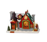 LEMAX Edificio Iluminado LED Santa's Snack Shack en Resina H13,9 x 21,5 x 10 cm
