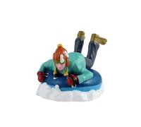 LEMAX Figura de nieve "Ciego de nieve" en resina H3,2x4x5,6 cm