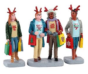 Lemax - Girls Christmas Shopping Trip, Set of 3