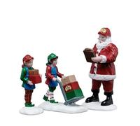 LEMAX Lote de 3 Personajes listos para envío en Resina H6.8x7.9x4.3 cm