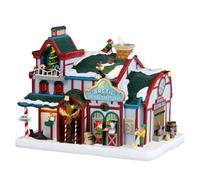 Lemax- Papá Noel 35075 Santa's Wonderland Lighted Buildings: Arctic Animal Sanctuary, Multicolor