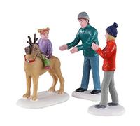 Lemax - Rover Plays Rudloph- Set of 3