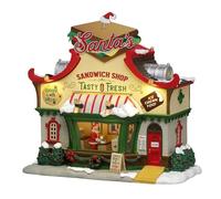 Lemax, Santa's Sandwich Shop, edificios iluminados, #65570