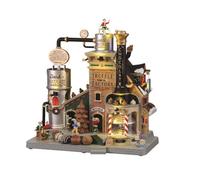 Lemax- Santa's Wonderland Sights & Sounds: The Christmas Chocolatier Truffle Factory, Multicolor (15805-UK)