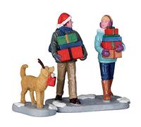 LEMAX - Set de 2 figuras de la colección Christmas Party