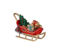 LEMAX Trineo con Regalos Navidad Vintage en Resina H5,2 x 6,3 x 4,2 cm