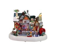 Lemax- Vail Village Sights & Sounds: Birch Creek Ice Fishing Festival, Multicolor (25862-UK)