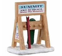 Lemax Village Collection 34097 - Cartel para esquís