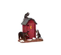 Lemax Village Collection Othouse Merouders Raccoons y Bear #24492