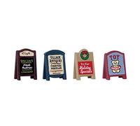 Lemax - Village Signs, Set Of 4