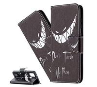 LEMAXELERS Carcasa OPPO A5 2020 / OPPO A7 2020 / OPPO A9 2020,Funda OPPO A5 2020 Pintura Dibujo Carcasa de Tipo Libro Ranuras para Tarjetas de Soporte y Solapa con Cierre magnético Case,BF Bad Smile