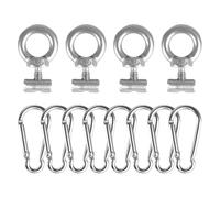 Lembeauty Anclaje De Sujeción para Riel T | Perno De Ojal Montaje En Raíl para Canoa Y Barca - De Sujeción Y Montaje para Vehículos Carpas Caravanas Aventuras Al Aire Libre