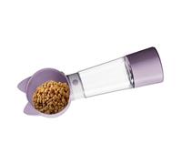 Lembeauty Botella de Agua para Perros de Viaje | Set 2 en 1 Antigoteo con Tazón | Dispensador de Agua para Mascotas - para Paseos, Coches, Excursiones, Parques, Jardines y Patios