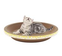 Lembeauty Cuenco rascador para Gatos,Alfombrilla para rascar de cartón, Cuenco, Alfombrilla para rascar para Gatos - Sofá Cama Grueso para Gatos Gatitos, Cuencos rascadores para Gatos, protección de