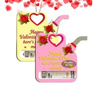 Lembeauty De Sujetabilletes Para Hombre - 2 Piezas de Madera en Forma de Lata de Gas para Fiestas | Portamonedas para San Valentín - Para Niños Adultos Familia Amigos Regalo Cumpleaños Bodas