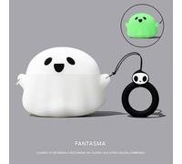 Lembeauty Funda para Auriculares Ghost - Funda 3D Fantasma Fantasía Luminosa | Protector De Silicona Fosforescente para Audífonos para Jóvenes Niños Niñas Familia