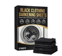 Lembeauty Hojas reavivadoras para ropa negra | Negro intenso de larga duración multiuso - Potenciador de color de ropa desteñida | para camisetas, cuellos, vaqueros, nórdica, pantalones, abrigo