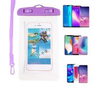 Lembeauty Impermeable para Teléfono Móvil,Soporte Transparente Pantalla Táctil del Móvil,Celular para Natación - para Natación Ciclismo Kayak Vacaciones Acampada Buceo Viaje