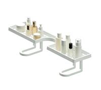 Lembeauty Rack Portaoggetti Indipendente, Grand Capacità + Vassoio Drenaggio, Design U, Antiruggine Impermeabile, Senza Attrezzi, Risparmia Spazio, Organizzatore Bagno/Cucina