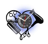 Lembeauty Reloj De Pared para Peluqueria | Reloj De Pared Personalizado De 12 Pulgadas para Peluqueria | Decoracion Moderna para Peluqueria/Estilista/Salón/Barbero