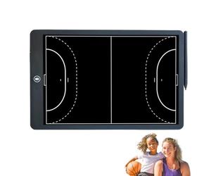 Lembeauty Tableta de Dibujo LCD, Tableta de Escritura con Tablero LCD,Tablero táctico de fútbol de 16 Pulgadas, Panel de Escritura LCD | Equipo de Entrenamiento de Baloncesto sin Papel, Tableta de