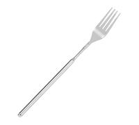 Lembeauty Tenedor Extensible | Acero Inoxidable Mango Largo Antideslizante,Tenedor Metálico Extensible Para Comer | para Hogar Oficina Escuela Barbacoa Viaje Exterior Horneado Cena Almuerzo