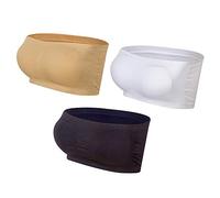 Lemef Sujetador sin Tirantes sin Costuras Bandeau Elástica con Rellenos Extraíbles para Mujer