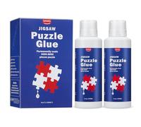 Lemeitu Pegamento para rompecabezas actualizado con cabezal de esponja, secado rápido y pegamento soluble en agua, se adapta a rompecabezas de 2000 a 5000 piezas, 2 Pack