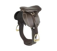 LeMejor Mini juguete para pony con correa de salto, color marrón