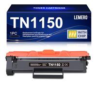 Lemero TN1150 Toner Compatible para Brother HL-L1240W DCP-L1660W DCP-L1640W HL-L1242W Toner para 1150 (1000 Páginas) con Chip Negro