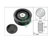 Polea inversión/guía, Correa poly V INA 532 0344 10