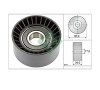 INA 532 0364 20 Polea inversión/guía correa poli V