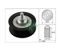 Rodillo tensor de la correa trapezoidal 532 0477 10 INA para PEUGEOT FORD FIAT