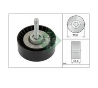 RIDEX 310T0087 Polea tensora correa poli V 70,00mm para FORD S-MAX (WA6)