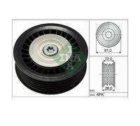 Schaeffler INA Polea inversión/guía, correa auxiliar servicios para RENAULT: Captur, Duster, Clio, Twingo, Kangoo, Mégane, Talisman (Ref: 532 0678 10)