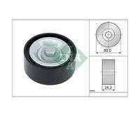 Lemförder 532 0715 10 Rodillo De Dirección/Guía Correa Poly V Para Renault Dacia