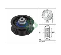 INA 532 0917 10 Polea inversión / guía, correa poli V