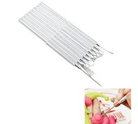 lemgyiamz Herramienta De CeráMica Modelado Escultura - Arcilla Herramientas Set Shaping Tool Piezas AlfareríA AleacióN Aluminio PolíMero Juego Talla Piedra Pintura en Relieve DIY 9 Pcs