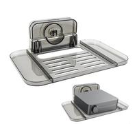 lemgyiamz Proyector Soporte, Soporte Proyector, Soporte Proyector Techo, Soporte de Pared con Ventosa sin Perforación, Gestión de Cables, Fácil Instalación, para Proyectores, Routers y Cámaras