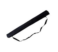 lemgyiamz Soporte Cañas de Pescar, Mochila Pesca de Tela 130x13cm, Carretes de Pesca Porta Cañas para 2-3 Cañas, Pesca Accesorios con Correa Ajustable, Carpfishing Funda Transporte, Negro