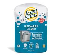 Lemi Shine Limpiador natural para lavavajillas, polvo de limpieza de ácido cítrico de agua dura, aroma a limón, limpiador y desodorante ecológico para lavavajillas, 1.7 onzas