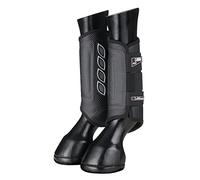 LeMieux Botas de caballo delanteras para campo traviesa, equipo de protección y equipo de entrenamiento, botas, envolturas y accesorios equinos, Black Carbon Air Xc, Medium